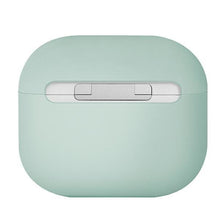 Заредете изображение във визуализатора на галерията – UNIQ etui Lino AirPods 3 gen. Silicone zielony/mint green - TopMag
