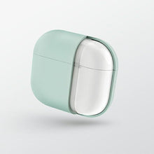 Заредете изображение във визуализатора на галерията – UNIQ etui Lino AirPods 3 gen. Silicone zielony/mint green - TopMag
