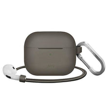Заредете изображение във визуализатора на галерията – UNIQ etui Vencer AirPods 3 gen. Silicone beżowy/dark sand - TopMag
