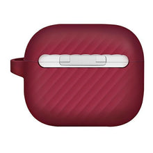 Заредете изображение във визуализатора на галерията – UNIQ etui Vencer AirPods 3 gen. Silicone bordowy/burgundy maroon - TopMag

