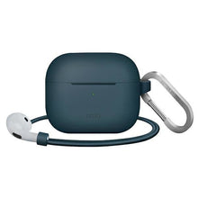 Заредете изображение във визуализатора на галерията – UNIQ etui Vencer AirPods 3 gen. Silicone niebieski/nautical blue - TopMag
