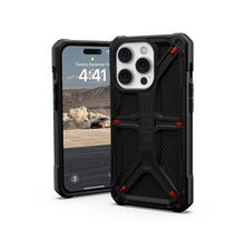 Заредете изображение във визуализатора на галерията – ( uag ) urban armor gear monarch гръб за iphone 14 pro black - TopMag
