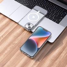 Заредете изображение във визуализатора на галерията – HOCO Magnetic airbag anti-fall case compatible with MagSafe do IPHONE 15 transparent
