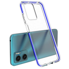 Заредете изображение във визуализатора на галерията – Spring Case cover gel cover with a colored frame for Xiaomi Redmi 10 dark blue - TopMag
