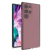 Заредете изображение във визуализатора на галерията – Spring Case cover gel TPU cover with colored frame for Samsung Galaxy S22 Ultra black - TopMag
