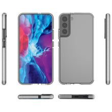 Заредете изображение във визуализатора на галерията – Spring Case Cover Gel Cover with Color Frame for Samsung Galaxy S22 + (S22 Plus) Dark Blue - TopMag
