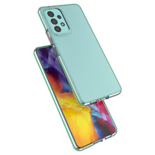 Заредете изображение във визуализатора на галерията – Spring Case Cover Gel Cover with Color Frame for Samsung Galaxy A53 5G Dark Blue - TopMag
