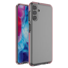 Заредете изображение във визуализатора на галерията – Spring Case Cover Gel Cover with Color Frame for Samsung Galaxy A13 5G Light Pink - TopMag
