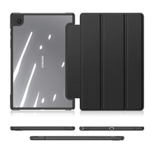 Заредете изображение във визуализатора на галерията – Dux Ducis Toby Armored Flip Smart Case For Samsung Galaxy Tab A8 10.5 &#39;&#39; 2021 With Stylus Holder Black - TopMag
