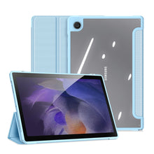 Заредете изображение във визуализатора на галерията – Dux Ducis Toby Armored Flip Smart Case For Samsung Galaxy Tab A8 10.5 '' 2021 With Stylus Holder Blue - TopMag
