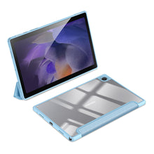 Заредете изображение във визуализатора на галерията – Dux Ducis Toby Armored Flip Smart Case For Samsung Galaxy Tab A8 10.5 '' 2021 With Stylus Holder Blue - TopMag

