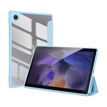 Заредете изображение във визуализатора на галерията – Dux Ducis Toby Armored Flip Smart Case For Samsung Galaxy Tab A8 10.5 '' 2021 With Stylus Holder Blue - TopMag
