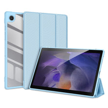 Заредете изображение във визуализатора на галерията – Dux Ducis Toby Armored Flip Smart Case For Samsung Galaxy Tab A8 10.5 '' 2021 With Stylus Holder Blue - TopMag
