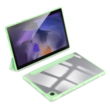 Заредете изображение във визуализатора на галерията – Dux Ducis Toby Armored Flip Smart Case For Samsung Galaxy Tab A8 10.5 '' 2021 With Stylus Holder Green - TopMag
