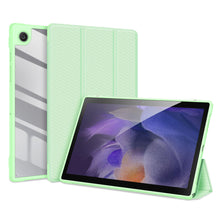 Заредете изображение във визуализатора на галерията – Dux Ducis Toby Armored Flip Smart Case For Samsung Galaxy Tab A8 10.5 '' 2021 With Stylus Holder Green - TopMag
