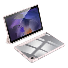 Заредете изображение във визуализатора на галерията – Dux Ducis Toby Armored Flip Smart Case for Samsung Galaxy Tab A8 10.5 '' 2021 with Stylus Holder Pink - TopMag
