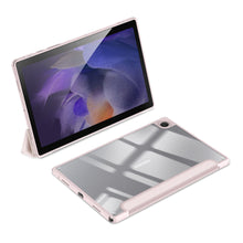 Заредете изображение във визуализатора на галерията – Dux Ducis Toby Armored Flip Smart Case for Samsung Galaxy Tab A8 10.5 &#39;&#39; 2021 with Stylus Holder Pink - TopMag
