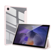 Заредете изображение във визуализатора на галерията – Dux Ducis Toby Armored Flip Smart Case for Samsung Galaxy Tab A8 10.5 &#39;&#39; 2021 with Stylus Holder Pink - TopMag
