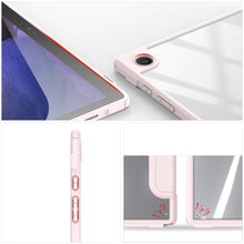 Заредете изображение във визуализатора на галерията – Dux Ducis Toby Armored Flip Smart Case for Samsung Galaxy Tab A8 10.5 '' 2021 with Stylus Holder Pink - TopMag
