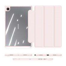 Заредете изображение във визуализатора на галерията – Dux Ducis Toby Armored Flip Smart Case for Samsung Galaxy Tab A8 10.5 '' 2021 with Stylus Holder Pink - TopMag

