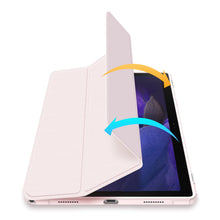 Заредете изображение във визуализатора на галерията – Dux Ducis Toby Armored Flip Smart Case for Samsung Galaxy Tab A8 10.5 '' 2021 with Stylus Holder Pink - TopMag

