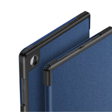 Заредете изображение във визуализатора на галерията – Dux Ducis Domo Foldable Cover Tablet Case with Smart Sleep Stand Samsung Galaxy Tab A8 10.5 &#39;&#39; 2021 Blue - TopMag
