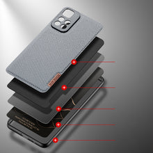Заредете изображение във визуализатора на галерията – Dux Ducis Fino case cover covered with nylon material Poco M4 Pro 5G blue - TopMag
