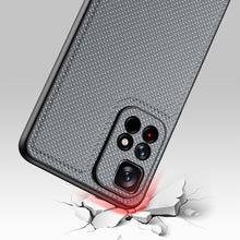 Заредете изображение във визуализатора на галерията – Dux Ducis Fino case cover covered with nylon material Poco M4 Pro 5G blue - TopMag
