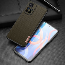 Заредете изображение във визуализатора на галерията – Dux Ducis Fino case cover covered with nylon material Poco M4 Pro 5G green - TopMag
