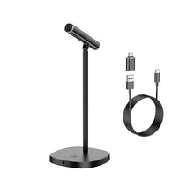 Заредете изображение във визуализатора на галерията – HOCO desktop microphone Mike L16 black
