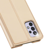 Заредете изображение във визуализатора на галерията – Dux Ducis Skin Pro Holster Cover Flip Cover for Samsung Galaxy A33 5G gold - TopMag

