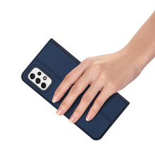 Заредете изображение във визуализатора на галерията – Dux Ducis Skin Pro Holster Cover Flip Cover for Samsung Galaxy A53 5G blue - TopMag
