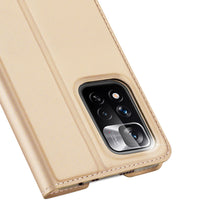 Заредете изображение във визуализатора на галерията – Dux Ducis Skin Pro Holster Case Cover Flip Poco M4 Pro 5G gold - TopMag
