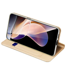 Заредете изображение във визуализатора на галерията – Dux Ducis Skin Pro Holster Case Cover Flip Poco M4 Pro 5G gold - TopMag
