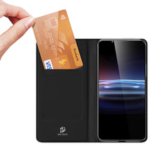 Заредете изображение във визуализатора на галерията – Dux Ducis Skin Pro holster cover flip cover for Sony Xperia Pro-I black - TopMag
