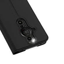Заредете изображение във визуализатора на галерията – Dux Ducis Skin Pro holster cover flip cover for Sony Xperia Pro-I black - TopMag
