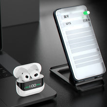 Заредете изображение във визуализатора на галерията – Dudao U15 TWS in-ear headphones with charge status indicator white (U15) - TopMag
