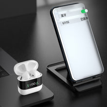 Заредете изображение във визуализатора на галерията – Dudao U15S TWS in-ear headphones with charge status indicator white (U15S) - TopMag
