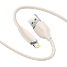Заредете изображение във визуализатора на галерията – Baseus cable, USB cable - Lightning 2.4A, length 2 m Jelly Liquid Silica Gel - pink - TopMag
