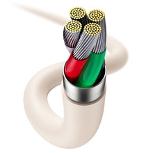 Заредете изображение във визуализатора на галерията – Baseus cable, USB cable - Lightning 2.4A, length 2 m Jelly Liquid Silica Gel - pink - TopMag
