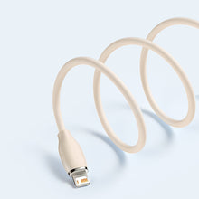 Заредете изображение във визуализатора на галерията – Baseus cable, USB cable - Lightning 2.4A, length 2 m Jelly Liquid Silica Gel - pink - TopMag
