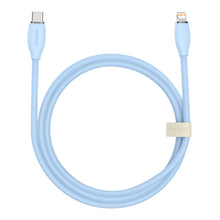 Заредете изображение във визуализатора на галерията – Baseus cable, USB Type C - Lightning 20W cable, 1.2 m long Jelly Liquid Silica Gel - blue - TopMag
