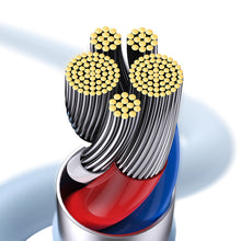 Заредете изображение във визуализатора на галерията – Baseus cable, USB Type C - Lightning 20W cable, 1.2 m long Jelly Liquid Silica Gel - blue - TopMag
