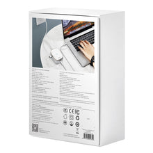 Заредете изображение във визуализатора на галерията – Baseus multifunctional USB Type C HUB, memory card reader, external network card (USB 3.0, RJ45, HDMI, SD, micro SD) Power Delivery 60 W white (CAHUB-AU02) - TopMag

