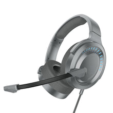 Заредете изображение във визуализатора на галерията – Baseus GAMO around-ear USB headphones with microphone and remote for players gray (NGD05-01) - TopMag
