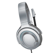 Заредете изображение във визуализатора на галерията – Baseus GAMO around-ear USB headphones with microphone and remote for players gray (NGD05-01) - TopMag
