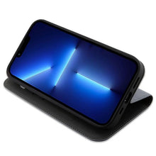 Заредете изображение във визуализатора на галерията – Karl Lagerfeld KLBKP14XSANKCPG iPhone 14 Pro Max 6.7" bookcase silver/silver Saffiano Karl &amp; Choupette
