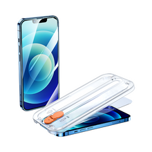 Заредете изображение във визуализатора на галерията – Joyroom tempered glass with mounting kit for iPhone 12 and 12 Pro 6.1 "transparent (JR-PF930) - TopMag
