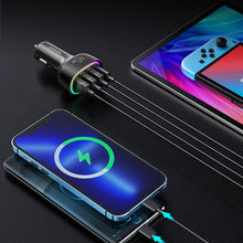 Заредете изображение във визуализатора на галерията – Joyroom 4 Port 45W Car Charger Black (JR-CL09) - TopMag
