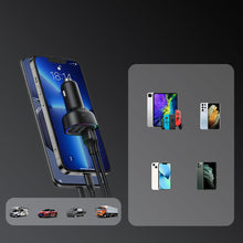 Заредете изображение във визуализатора на галерията – Joyroom 4 Port 45W Car Charger Black (JR-CL09) - TopMag
